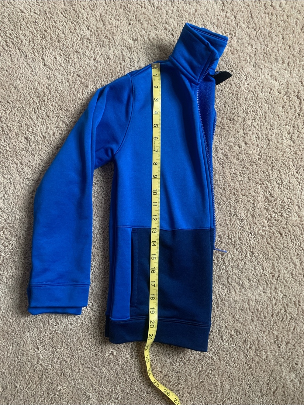 Nike Kids Two-Tone Blue Zip Jacket & Navy Joggers - Picture 6 of 8